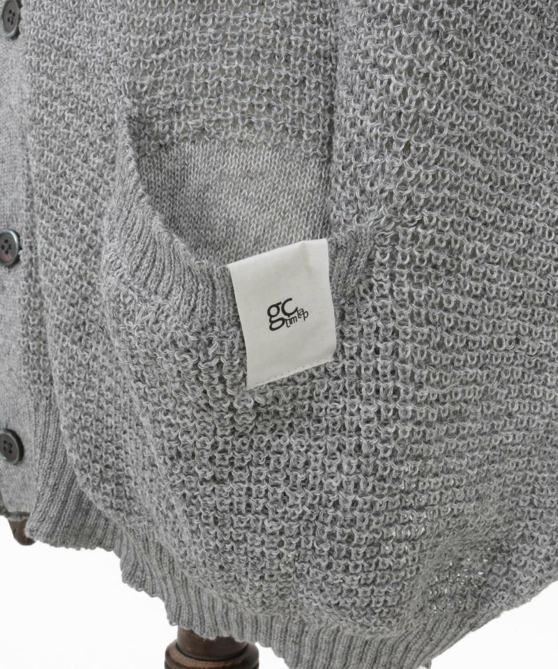 グリムクラップ glimclap 新品　コットン素材　カーディガン GLIMCLAP(グリムクラップ)】 Mesh knitting cardigan ニット