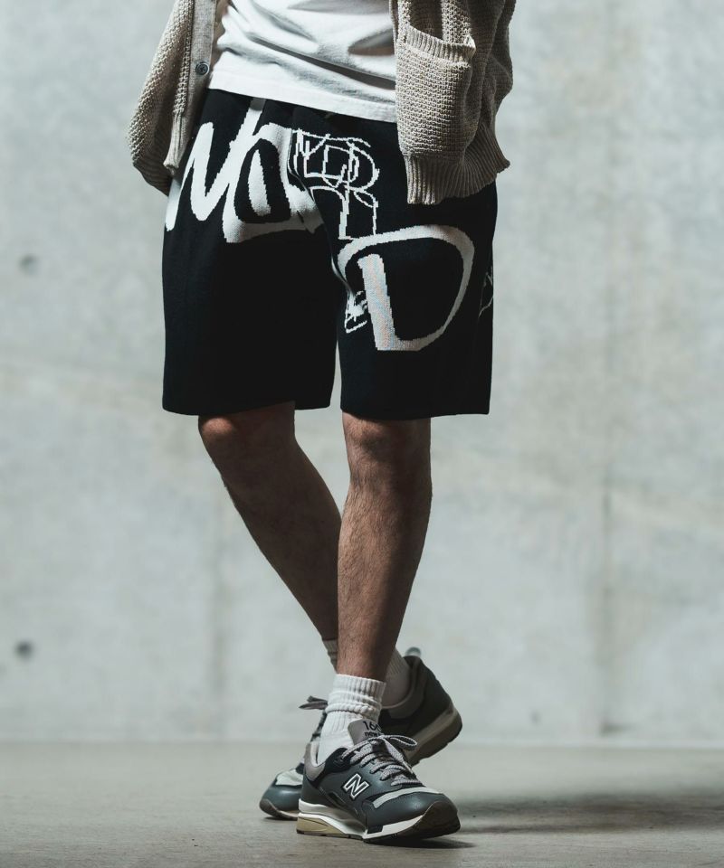 GLIMCLAP(グリムクラップ)】Jacquard texture knit shorts