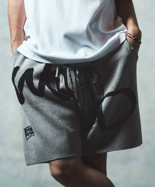 【GLIMCLAP(グリムクラップ)】Jacquard texture knit shorts ショートパンツ(18-038-gls-cf)