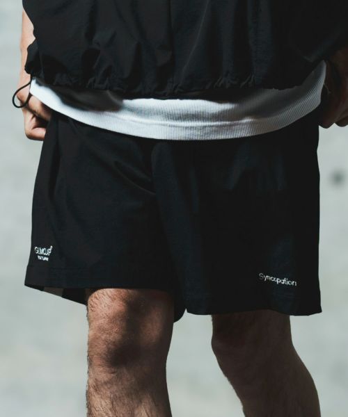 【GLIMCLAP(グリムクラップ)】Mini-ripstop nylon fabric shorts ショートパンツ(18-044-gls-cf)