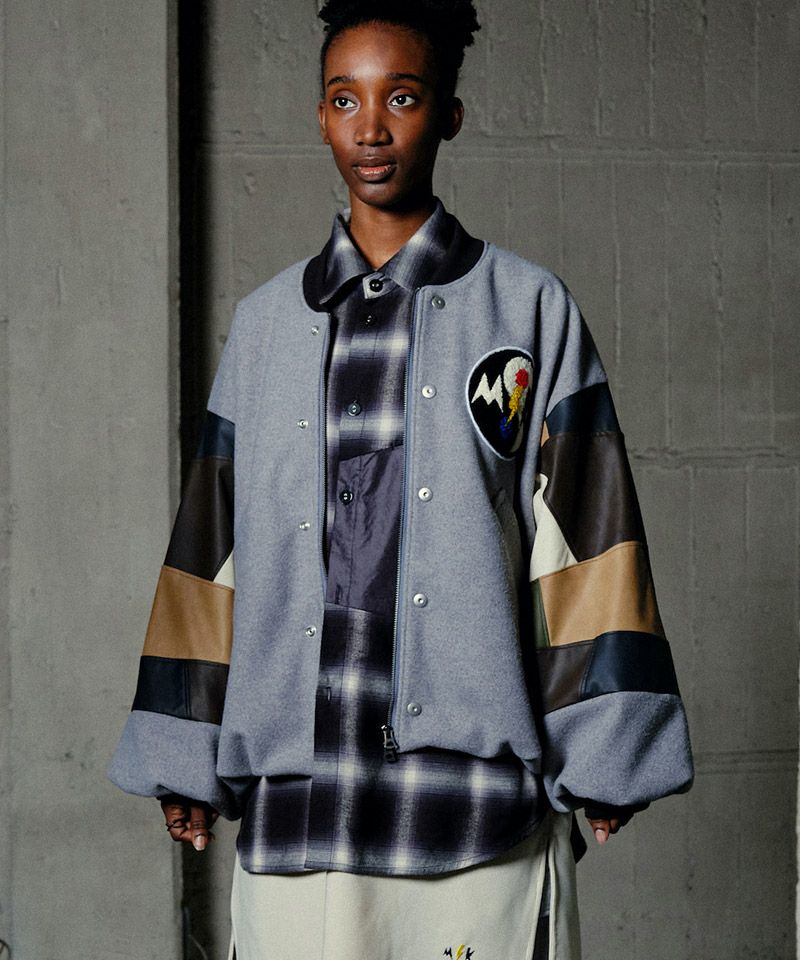 早い者勝ち！STONE  ガーメントダイ ビックシルエットジャケット 会員様限定OUTLETSALE］在庫限り イタリア製生地 ダイヤシェイプ