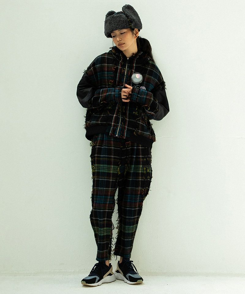 STOF(ストフ)】【予約販売10月中旬～下旬入荷】FRINGE WOOL