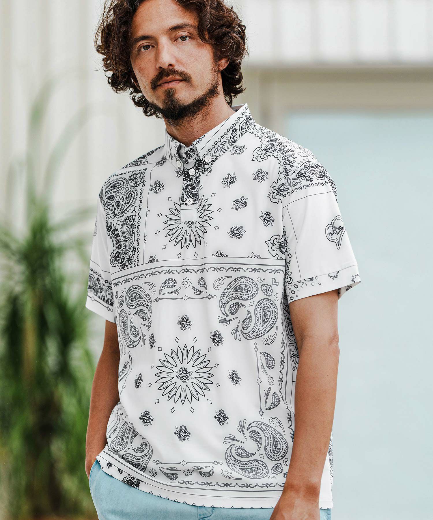 white x BK pattern