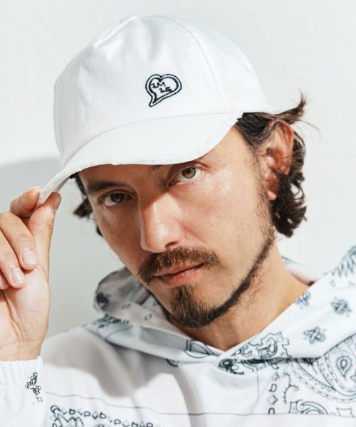 【1minute 1second(ワンミニットワンセカンド)】【予約販売6月上旬～中旬入荷】heart embroidery B.B. cap キャップ(1M25N330)