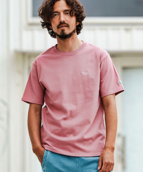 【1minute 1second(ワンミニットワンセカンド)】10oz cursive embroidery T-shirt Tシャツ(1M25N270)