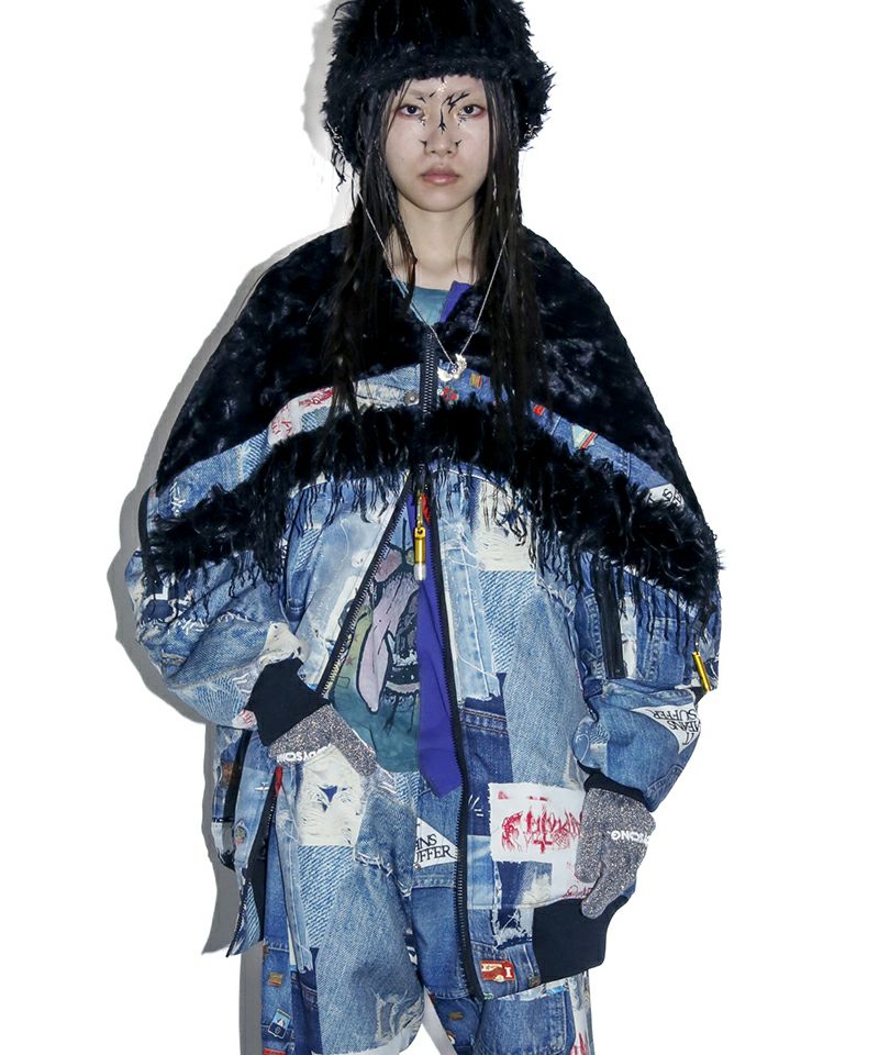 BODYSONG.(ボディソング)】ROUND SILHOUETTE TROMPE LOEIL N2B