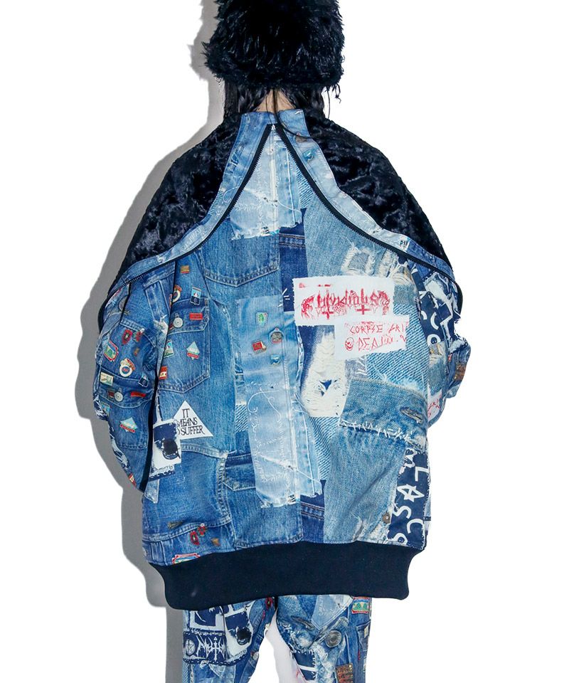 BODYSONG.(ボディソング)】ROUND SILHOUETTE TROMPE LOEIL N2B