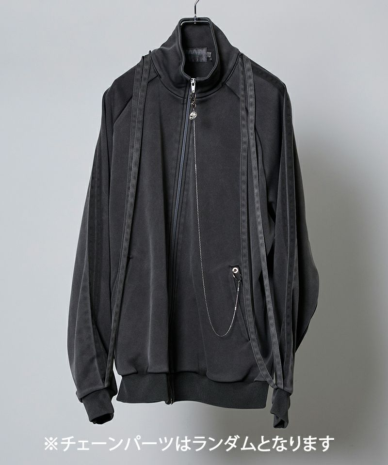 PIGMENT TRACKJ F25 BS259106 ブランド BODYSONG. ボディソング トラックジャケット レディース メンズ ジャージ セットアップ 可能 上 トラック ジャケット ピグメント 無地 ライン おしゃれ 可愛い カジュアル グレー 国産 日本製 2025 春 春夏 夏 BODYSONG.(ボディソング)】PIGMENT TRACKJ F25 トラックジャケット