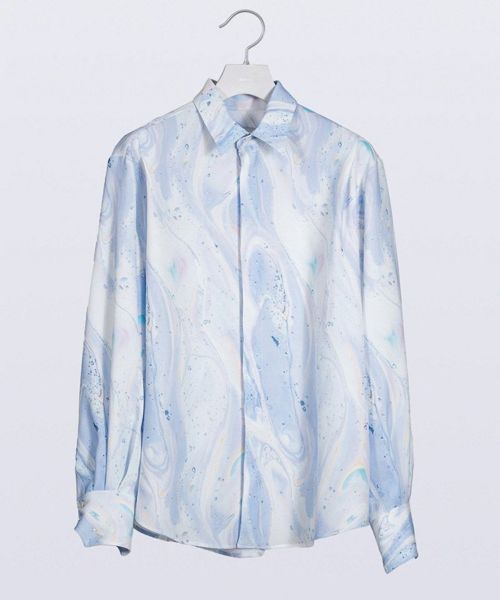 【HATRA(ハトラ)】H2O Shirt　グラフィックシャツ(SH01-25fw)