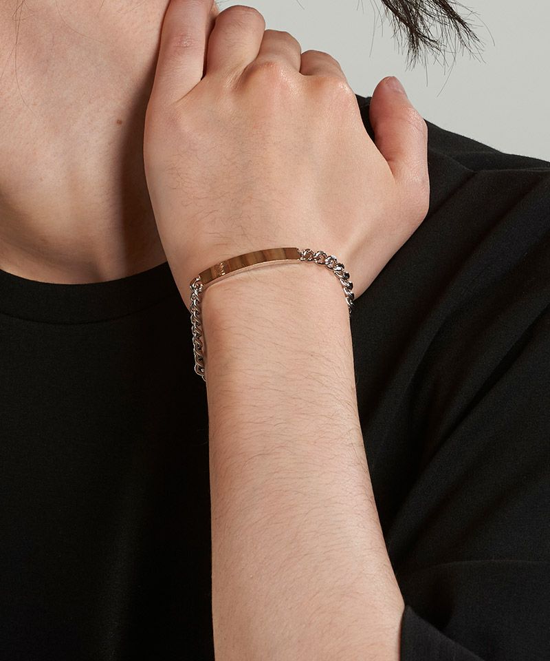 20%OFF【NO ID.(ノーアイディー)】ﾌﾗｯﾄﾘﾝｸﾁｪｰﾝIDﾌﾞﾚｽﾚｯﾄ(856170-238A