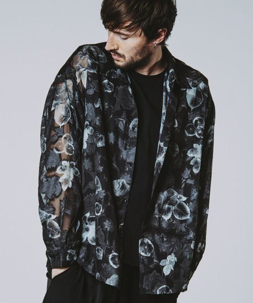20%OFF【NO ID.(ノーアイディー)】ｼｱｰﾌﾗﾜｰBIG-SH シャツ(456006-243S)