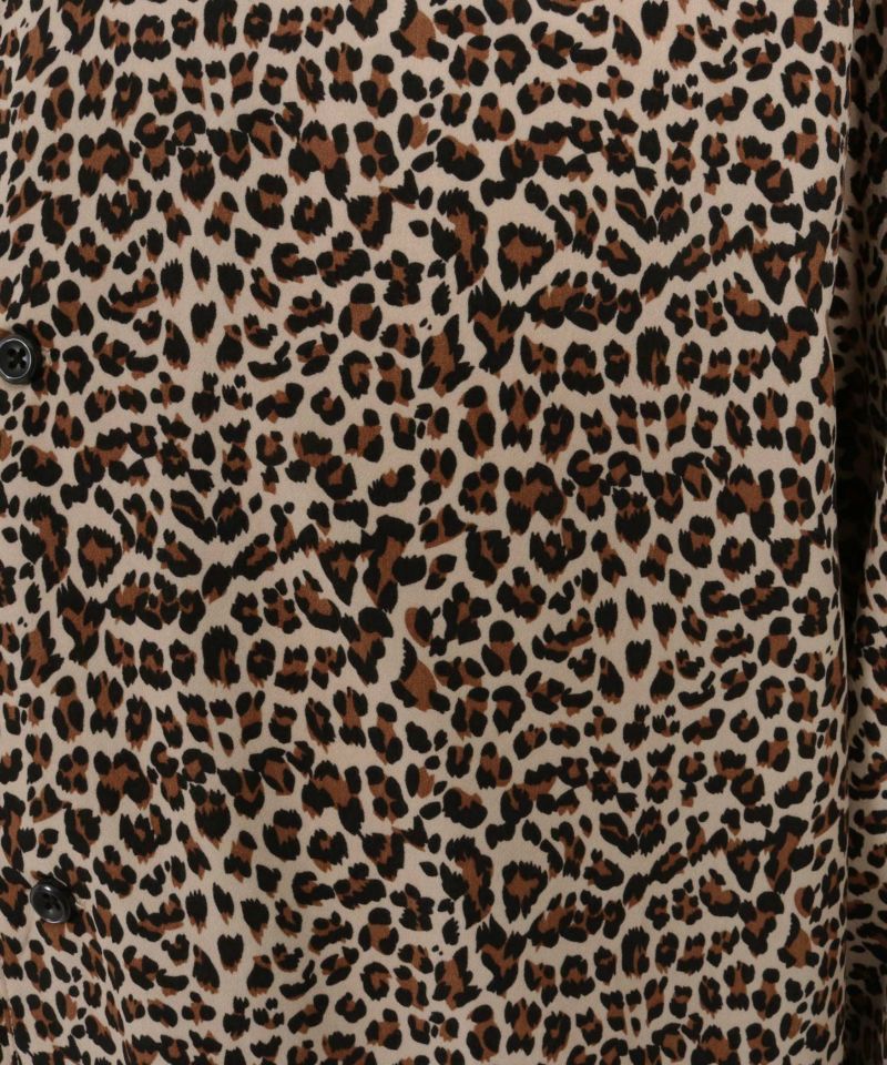 unknown KUCHIGO レオパード柄　ソフビ 木綿振袖 Monochrome 【Leopard】 – 振袖KAPUKI