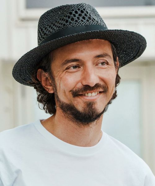 【予約販売6月中旬～下旬入荷予定】【CAMBIO(カンビオ)】Hand Knit Paper Hat ハット(OP-251-016)