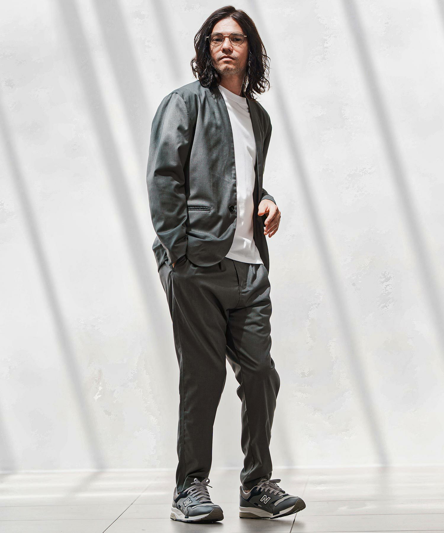 CAMBIO(カンビオ)】TRノーカラージャケット | CAMBIO カンビオ