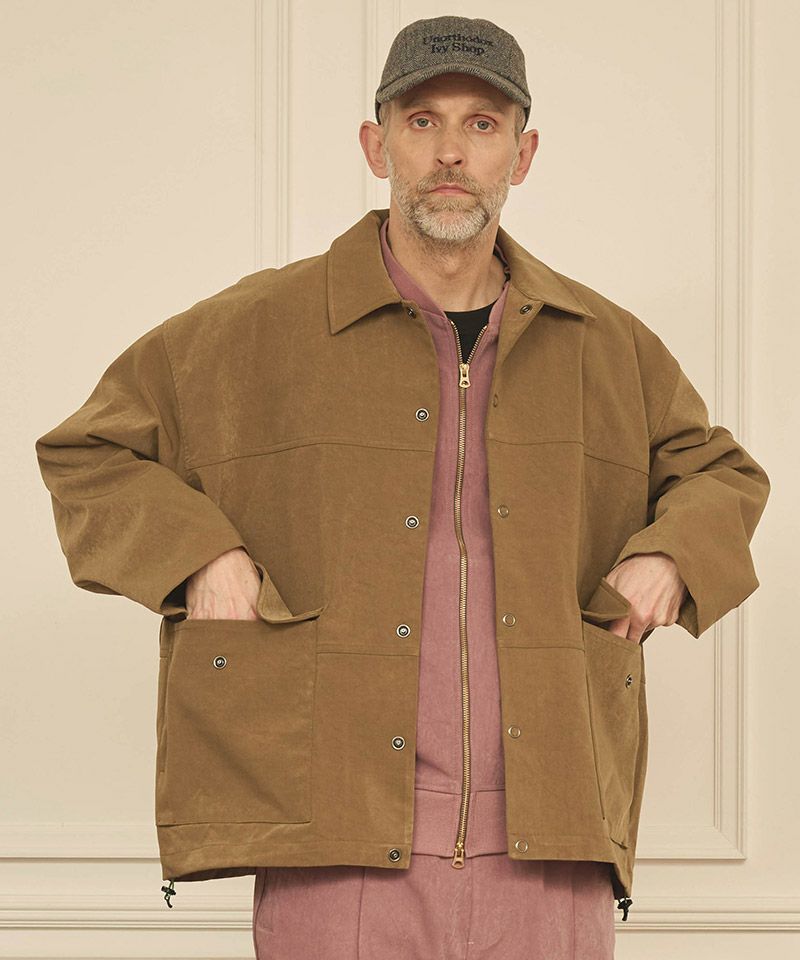 Kelen(ケレン)】BACON ヴィーガンスウェードカヴァーオール