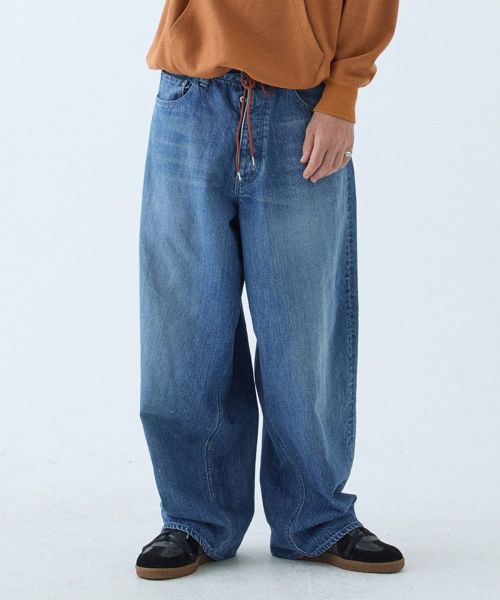 【EGO TRIPPING(エゴトリッピング)】【予約販売9月下旬～10月上旬入荷】 Fluxdenim used デニムパンツ(626501)