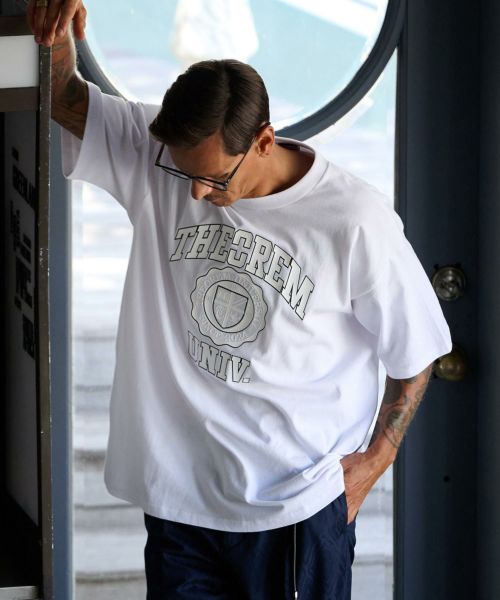 【THEOREM(セオレム)】Printed College Tee Tシャツ(TRM25-T034S)