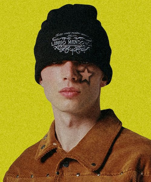 【LIBRIO MENDONCA(リブリオメンドンサ)】【予約販売ご注文から1週間後出荷】 EMBROIDERY BEANIE ニット帽(LM-25aw-1226)
