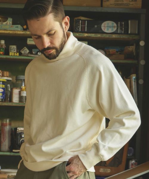 【MROLIVE(ミスターオリーブ)】【予約販売10月上旬～中旬入荷】HEAVY-DUTY COTTON -FLAT SEAMER FREEDOM-S TURTLE SHIRT カットソー(M253131)