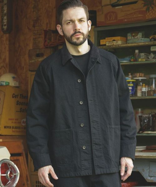 【MROLIVE(ミスターオリーブ)】【予約販売9月末～10月上旬入荷】RINSE WASH 12oz CRUNCH DEINIM -5-BUTTON COVERALL カバーオール(M253114)