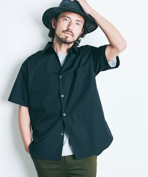 【Magine(マージン)】T-C HIGH COUNT BROAD BASIC SHIRTS S-S シャツ(2521-001)