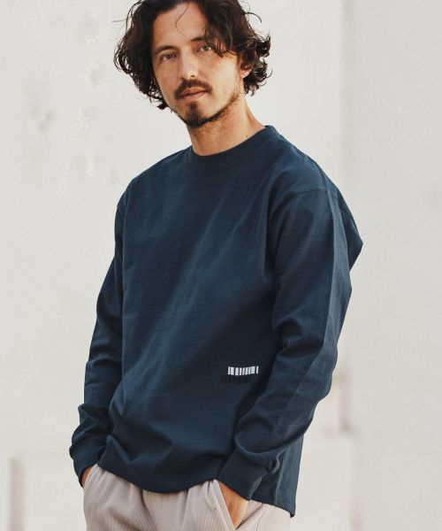 【felkod(フィルコッド)】Double Embroidery Long Sleeve Tee カットソー(F25A280)