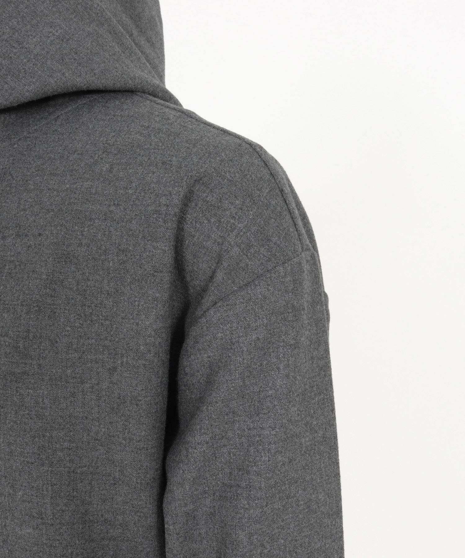 felkod(フィルコッド)】Soft Drape Zip Up Parka ジップパーカー