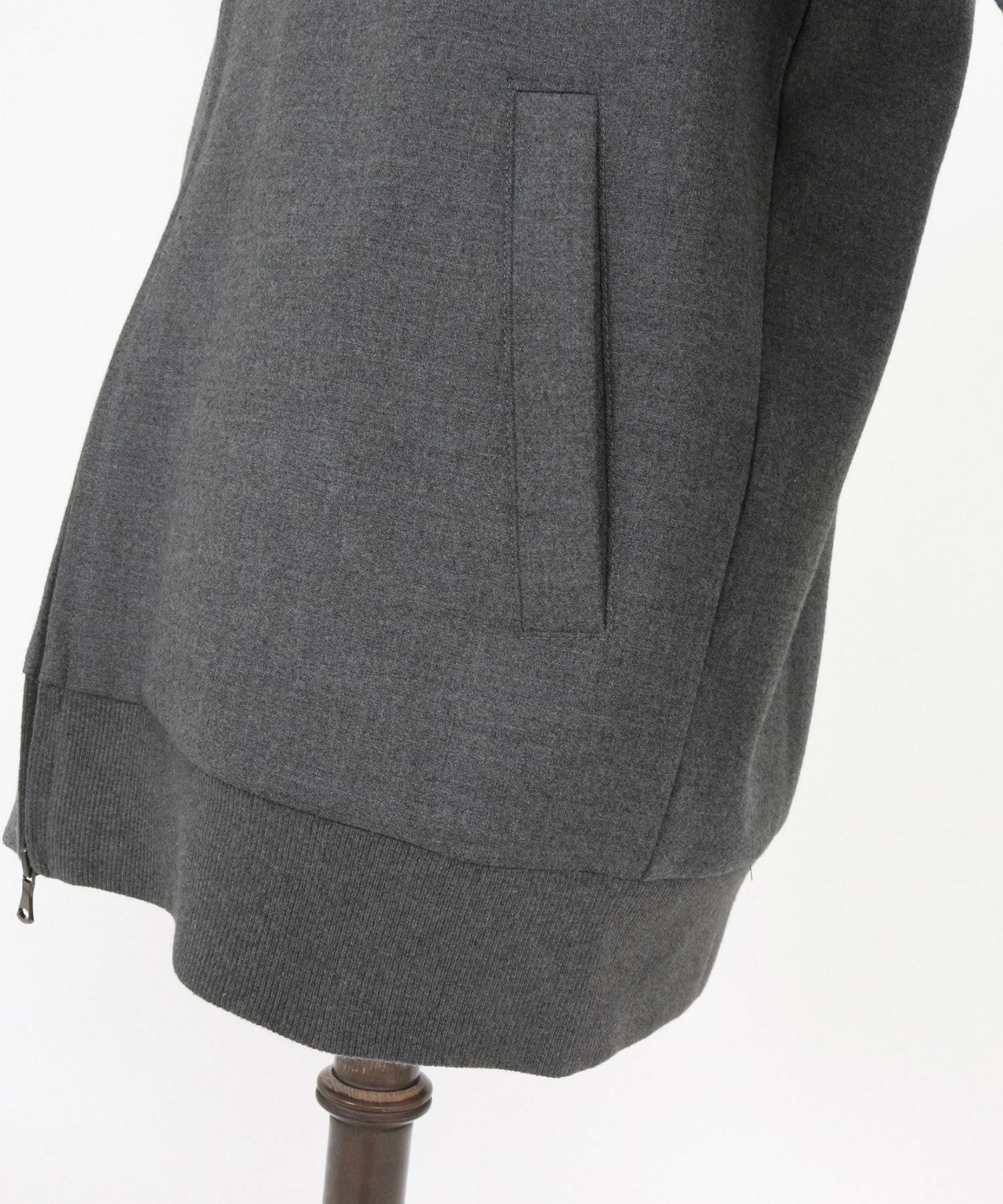 felkod(フィルコッド)】Soft Drape Zip Up Parka ジップパーカー