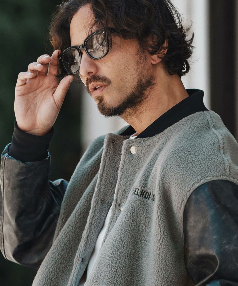 felkod(フィルコッド)】Soft Boa Stadium Jumper スタジアムジャンパー