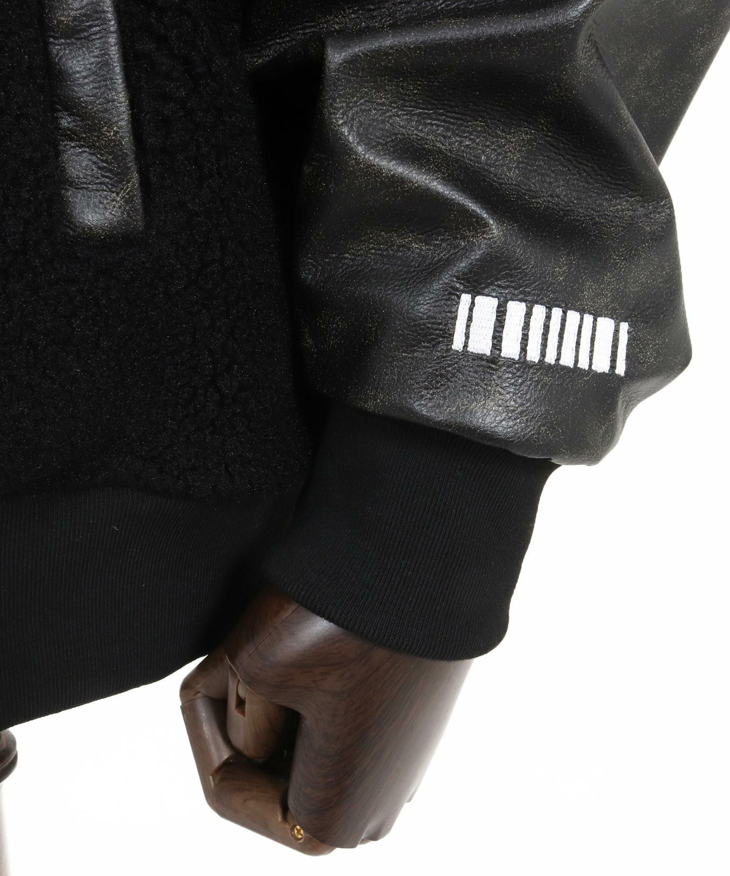 カンビオ　フィルコッド　ボアジャケット　スタジャン felkod(フィルコッド)】Soft Boa Stadium Jumper スタジアムジャンパー