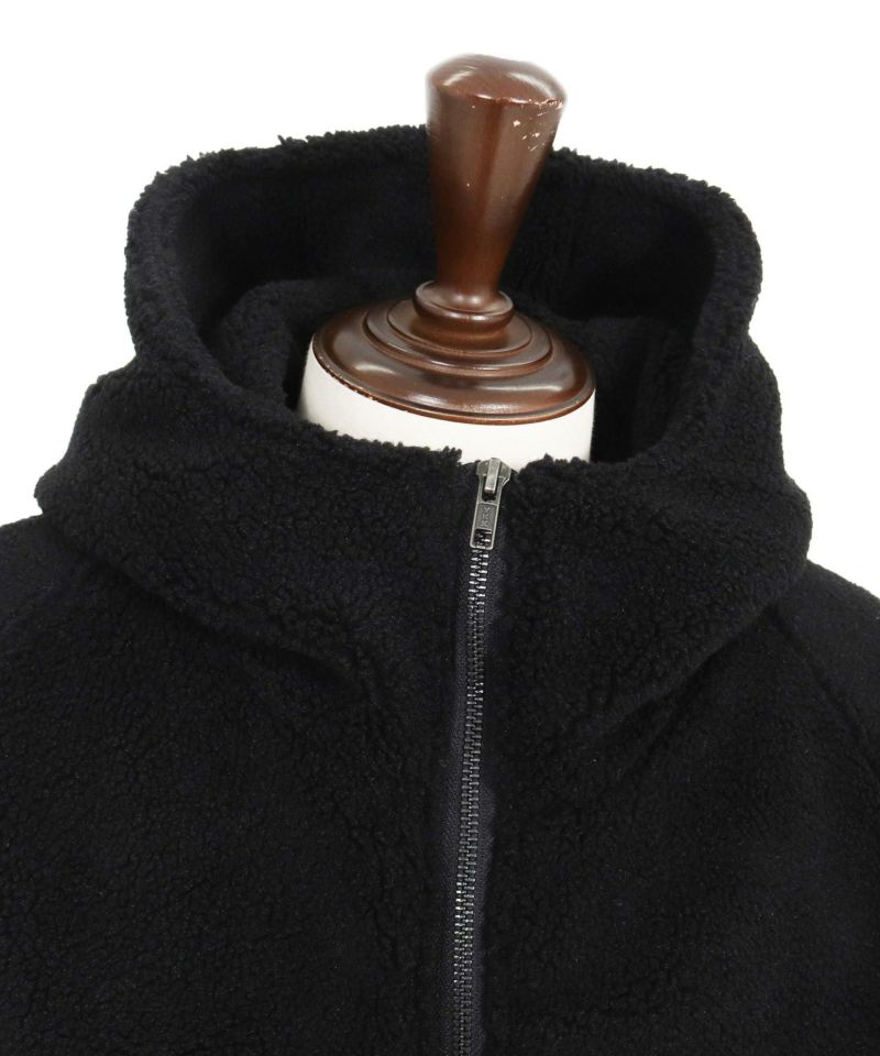 felkod(フィルコッド)】Soft Boa Hooded MA-1 MA-1ジャケット