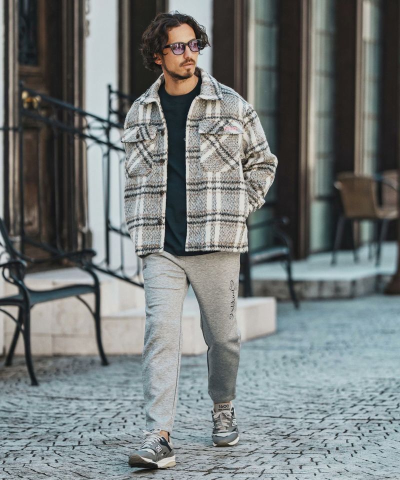 felkod(フィルコッド)】Shaggy Check CPO Jacket シャギージャケット