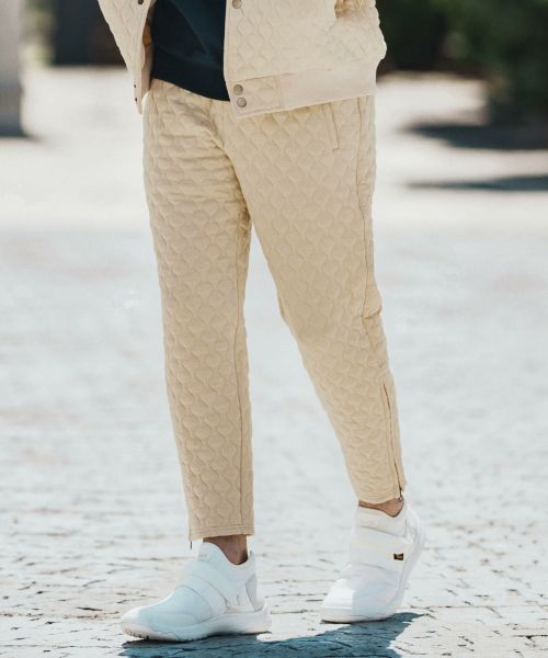 【felkod(フィルコッド)】【予約販売9月上旬～中旬入荷】 Quilted Spindle Pants キルティングパンツ(F25A130)