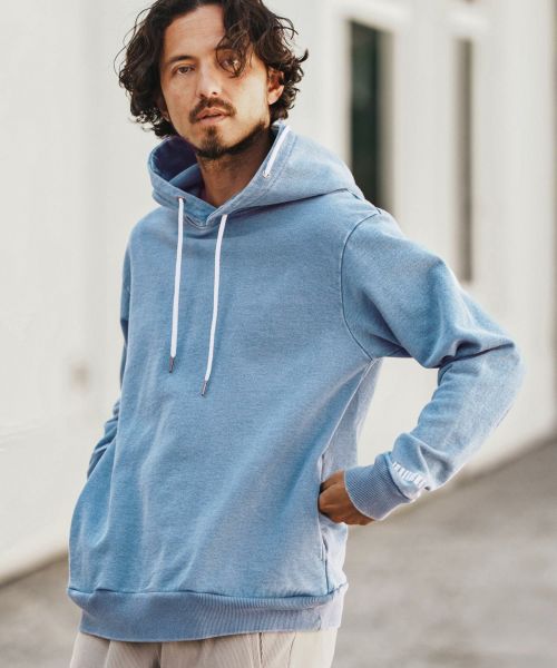 【felkod(フィルコッド)】【予約販売9月上旬～中旬入荷】 Knit Denim Spindle Pull Parka スピンドルパーカー(F25A080)