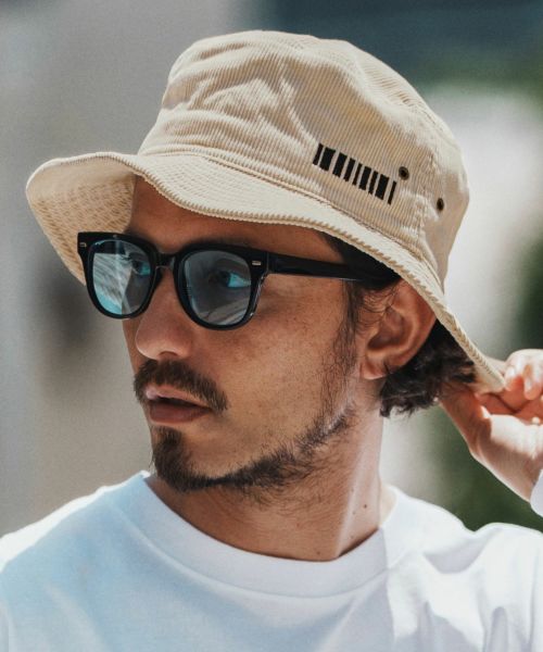 【felkod(フィルコッド)】【予約販売9月上旬～中旬入荷】 Barcode Embroidery Corduroy Buket Hat バケットハット(F25A350)