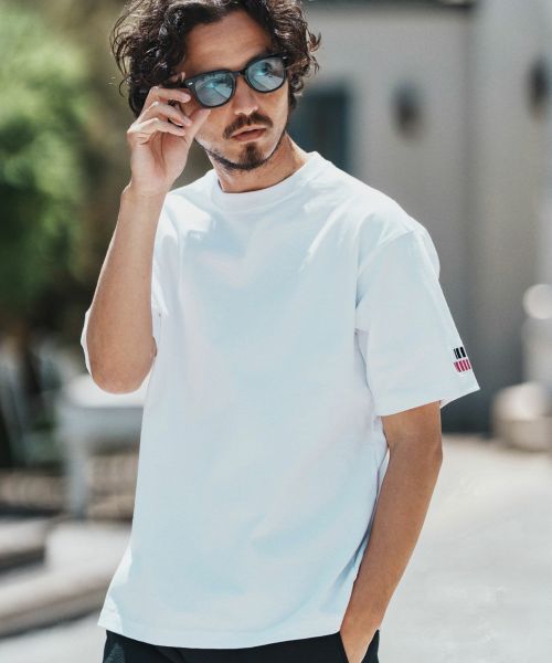 【felkod(フィルコッド)】【予約販売7月中旬～下旬入荷】 Double Embroidery Tee Tシャツ(F25A290)