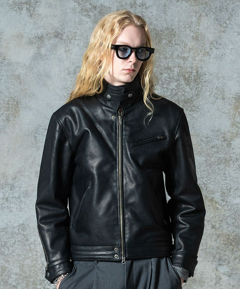 glamb 黒 レザージャケット サイズ3マンウィズ glamb 黒 レザージャケット サイズ3マンウィズ