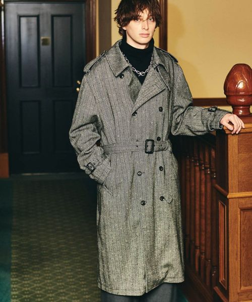【glamb(グラム)】【予約販売11月下旬～12月上旬入荷】Big Trench Coat ビッグトレンチコート(GB0325-JKT19)
