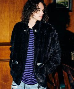 glamb(グラム)】Rabbit Fur Jacket ラビットファージャケット(GB0325
