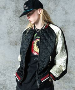 glamb ボアスカジャン Amazon | [glamb] グラム スカジャン メンズ モノグラムスカ