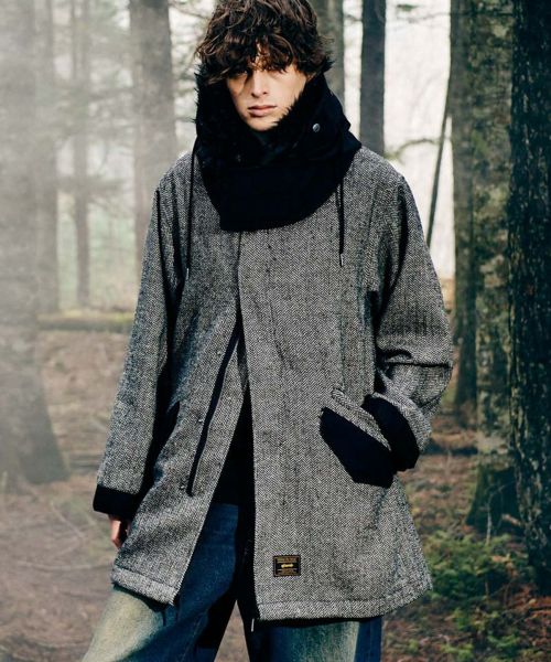 【glamb(グラム)】【予約販売10月下旬～11月上旬入荷】High Neck Mods Coat ハイネックモッズコート(GB0325-JKT12)