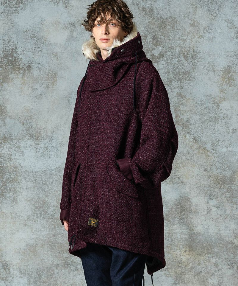 glamb(グラム)】High Neck Mods Coat ハイネックモッズコート(GB0325
