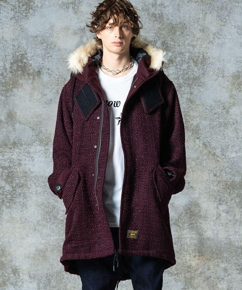 glamb(グラム)】High Neck Mods Coat ハイネックモッズコート(GB0325