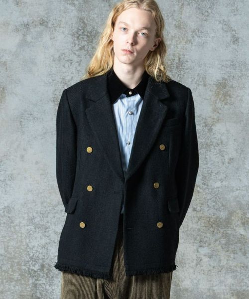 【glamb(グラム)】【予約販売10月下旬～11月上旬入荷】Damage Tailored Jacket ダメージテーラードジャケット(GB0325-JKT14)