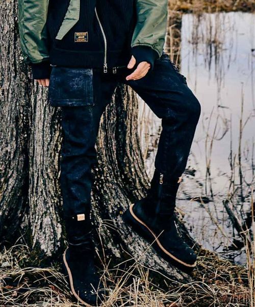 【glamb(グラム)】【予約販売9月下旬～10月上旬入荷】Paraffin Cargo Denim パラフィンカーゴデニム パンツ(GB0325-P01)