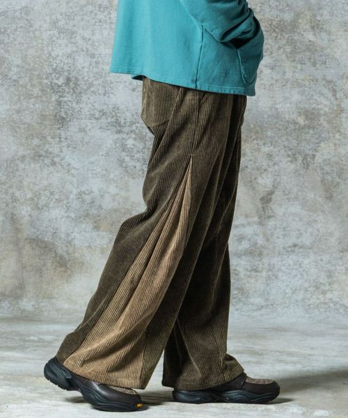 【glamb(グラム)】【予約販売9月下旬～10月上旬入荷】Overflow Corduroy Pants オーバーフロウコーデュロイパンツ(GB0325-P10)