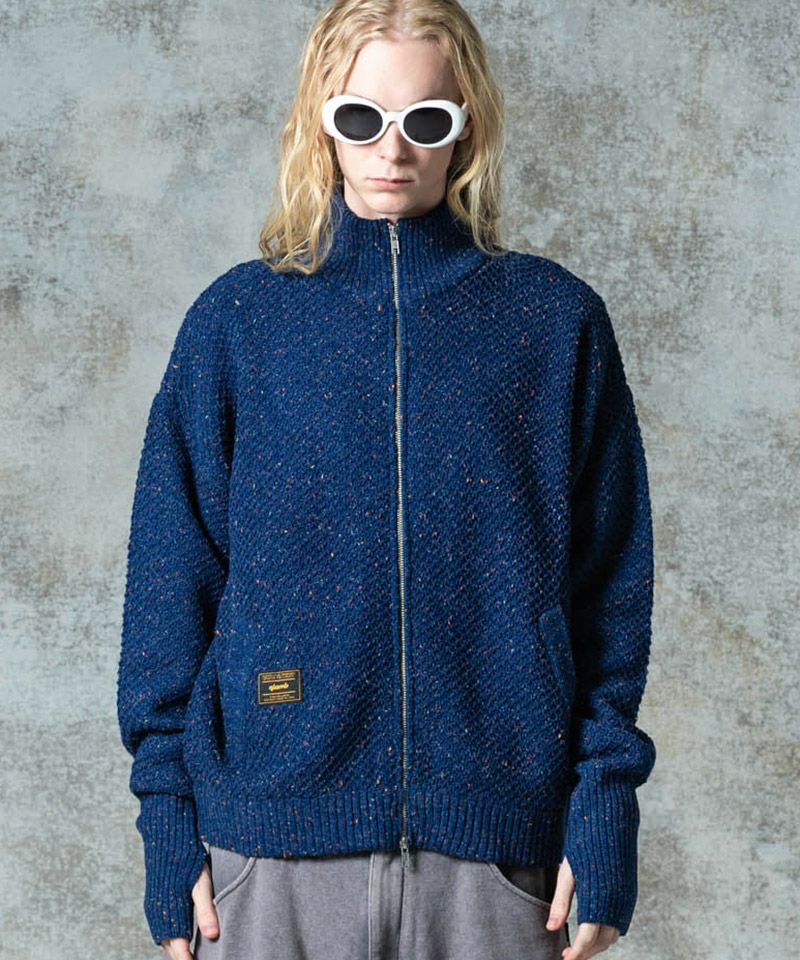 glamb(グラム)】Nep Drivers Knit ネップドライバーズニット(GB0325