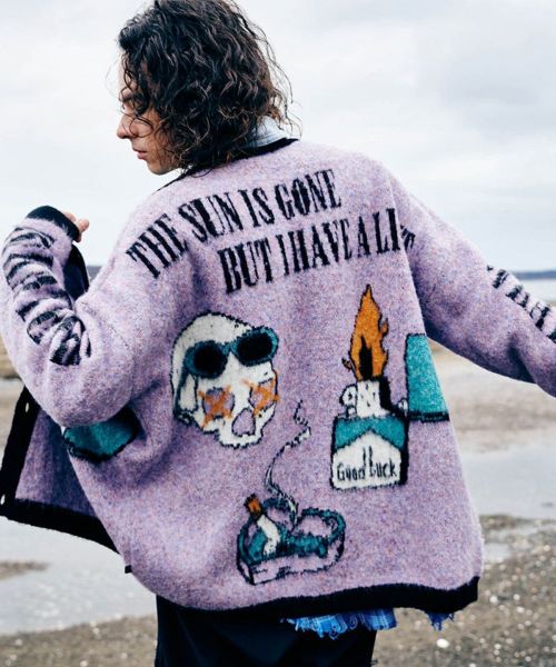 【glamb(グラム)】【予約販売9月下旬~10月上旬入荷】Lighter Cardigan ライターカーディガン(GB0325-KNT02)