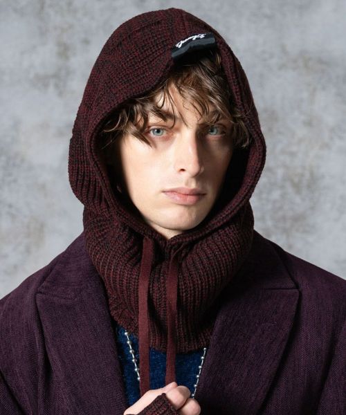 【glamb(グラム)】【予約販売9月下旬～10月上旬入荷】Grunge Hoodie Snood グランジフーディスヌード(GB0325-AC05)