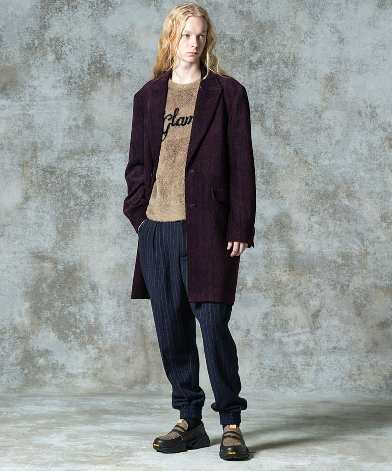 glamb(グラム)】Deformed Tweed Slacks デフォームツイードスラックス
